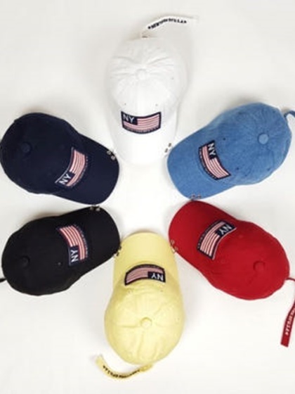 Stars Stripes Long Strap Piercing Ball Cap Stars Stripes Long Strap Piercing Ball Cap