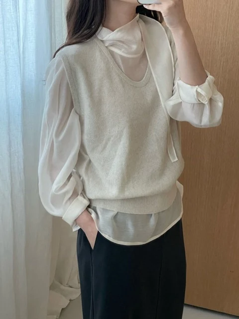Free Tie Blouse
