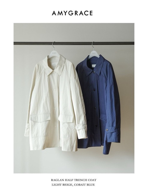 Raglan Half Trench Coat