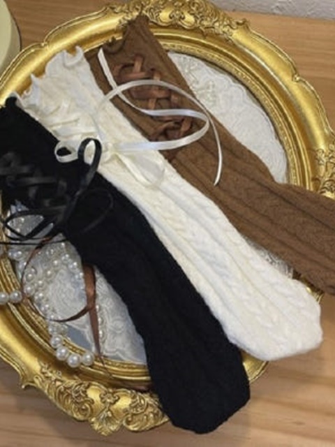 Ribbon Strap Socks