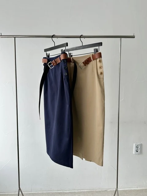 Moss Skirt with Belt