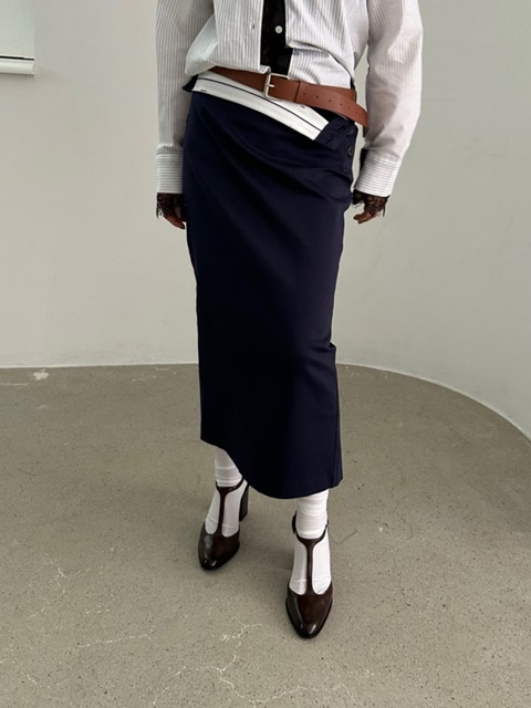 Moss Skirt with Belt