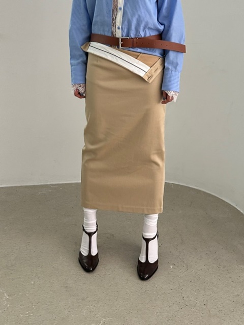 Moss Skirt with Belt