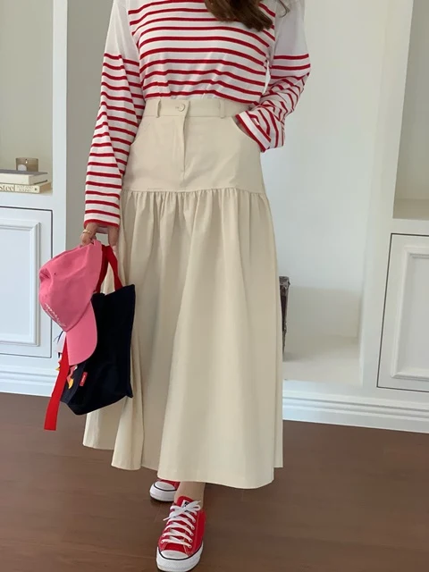 Fril Jean Skirt