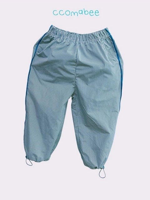 Checked String Pants