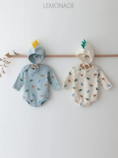 Dino Suit Bonnet Set