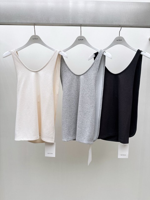 Back Slit Sleeveless Tee Back Slit Sleeveless Tee