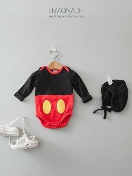 M Boy Long Sleeve Bonnet Suit