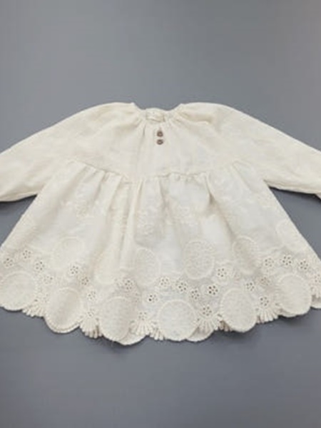 Embroidered Button One-piece Embroidered Button One-piece