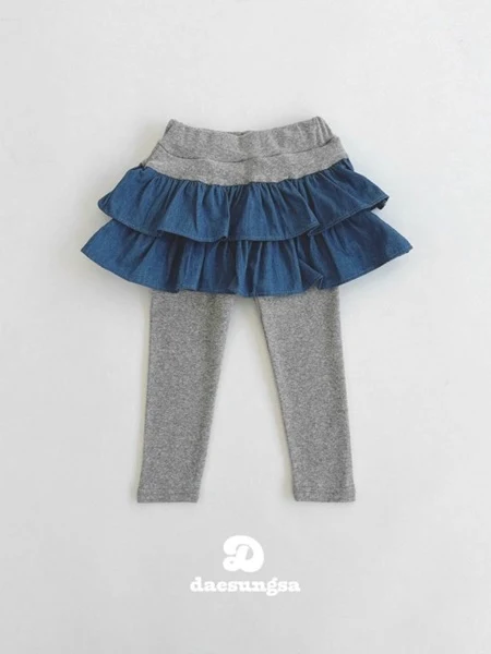 Denim Cancan Skirt Leggings Denim Cancan Skirt Leggings