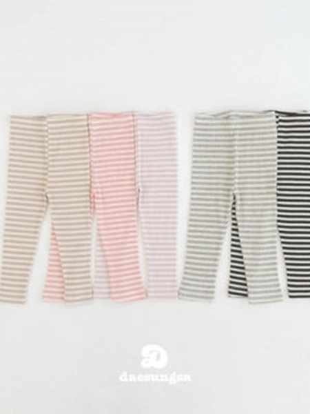 Pastel Stripe Ribbed Leggings Pastel Stripe Ribbed Leggings