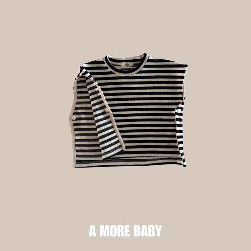 A More - Korean Baby Fashion - #babyboutiqueclothing - Bebe Snap Vest - 12