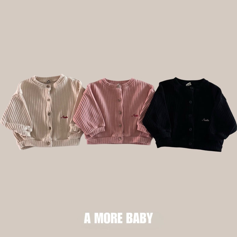 A More - Korean Baby Fashion - #babyclothing - Bebe Pasta Cardigan