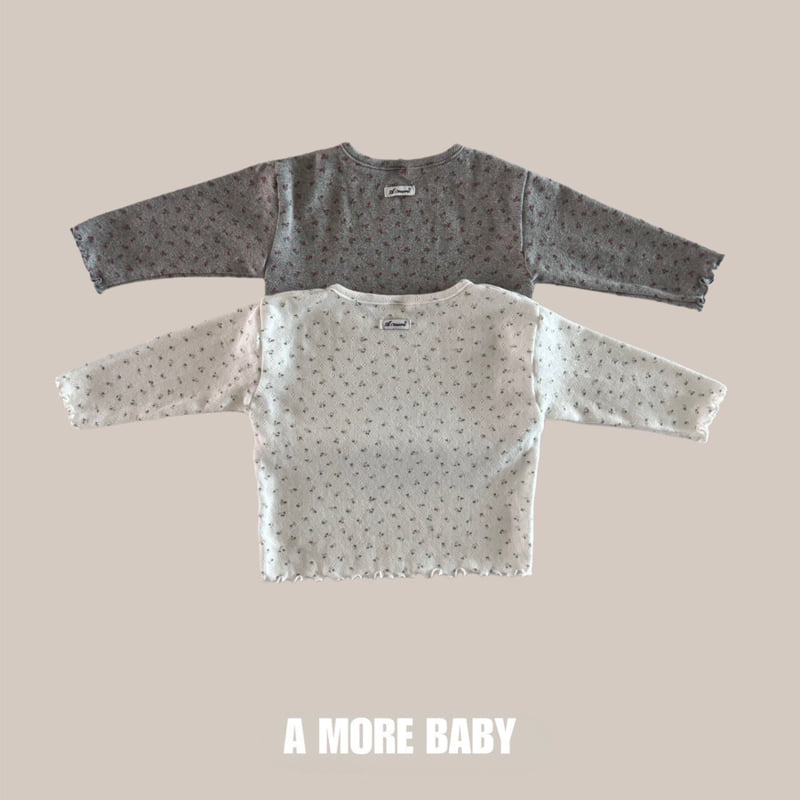 A More - Korean Baby Fashion - #babyfever - Bebe Flower Tee - 10