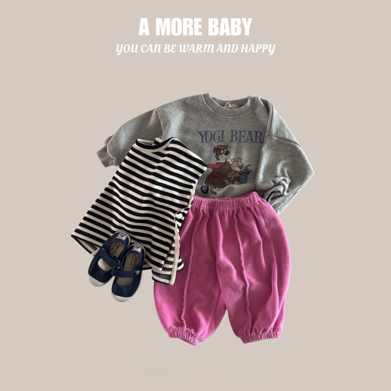 A More - Korean Baby Fashion - #babyfever - Bebe Yogiyo Sweatshirts - 8
