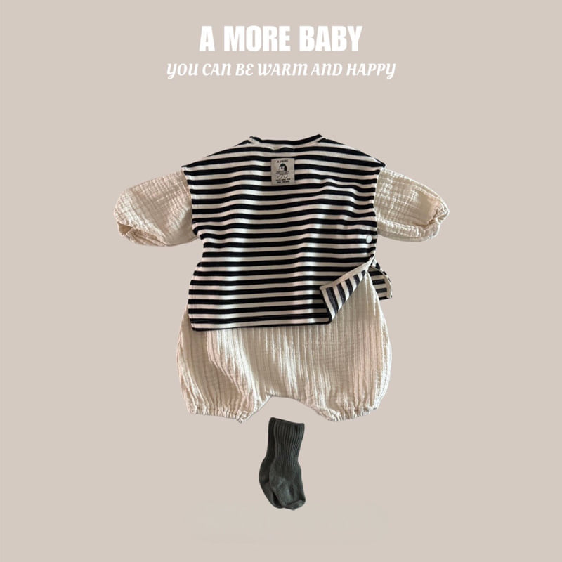 A More - Korean Baby Fashion - #babylifestyle - Bebe Snap Vest - 2