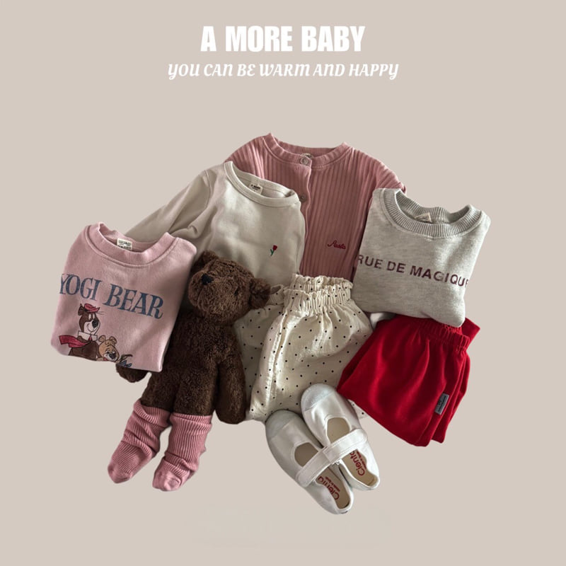 A More - Korean Baby Fashion - #babyootd - Bebe Dot Pants - 11