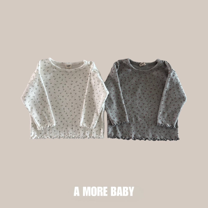 A More - Korean Baby Fashion - #babyoutfit - Bebe Flower Tee