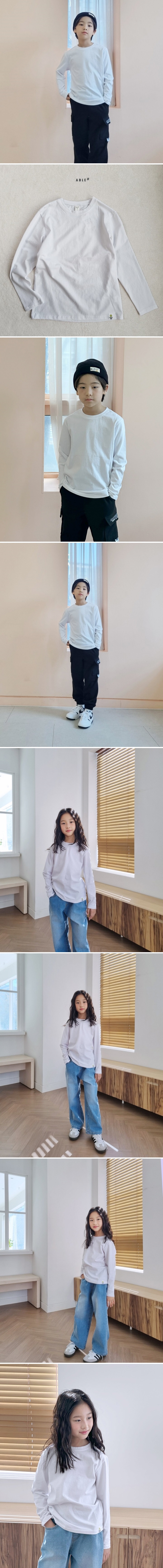 Able# - Korean Children Fashion - #todddlerfashion - Basic Tee