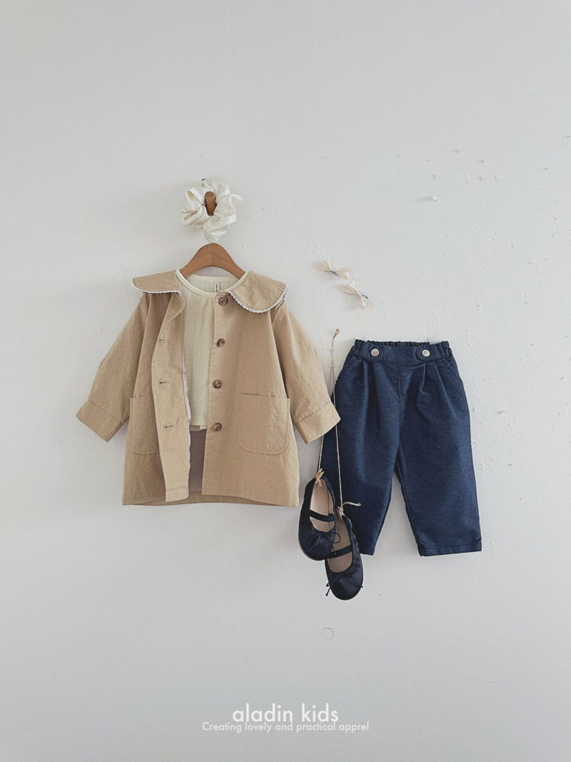 Aladin - Korean Children Fashion - #Kfashion4kids - Collar Trench Coat - 11