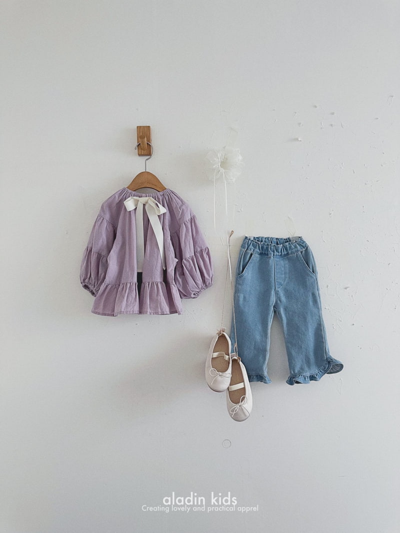 Aladin - Korean Children Fashion - #Kfashion4kids - Spring Frill Bootscut Pants - 11