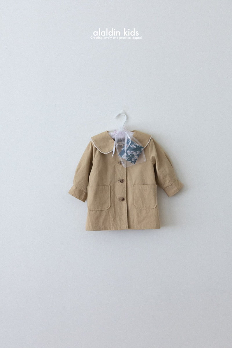 Aladin - Korean Children Fashion - #childofig - Collar Trench Coat - 3