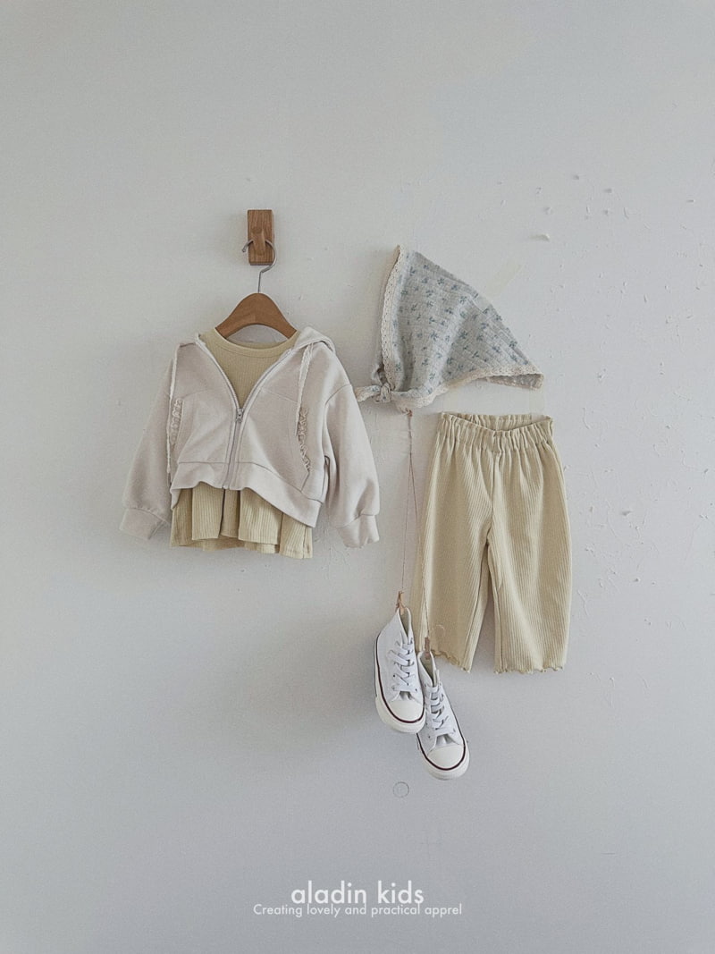 Aladin - Korean Children Fashion - #childofig - Lace Hood Zip-up Jacket - 7