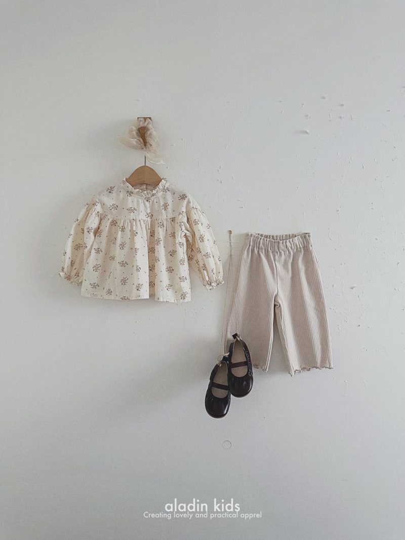 Aladin - Korean Children Fashion - #childofig - Flower York Blouse - 6