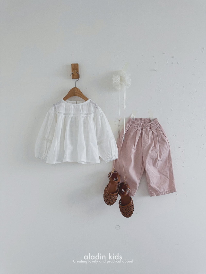 Aladin - Korean Children Fashion - #childofig - Heart Pintuck Pants - 8