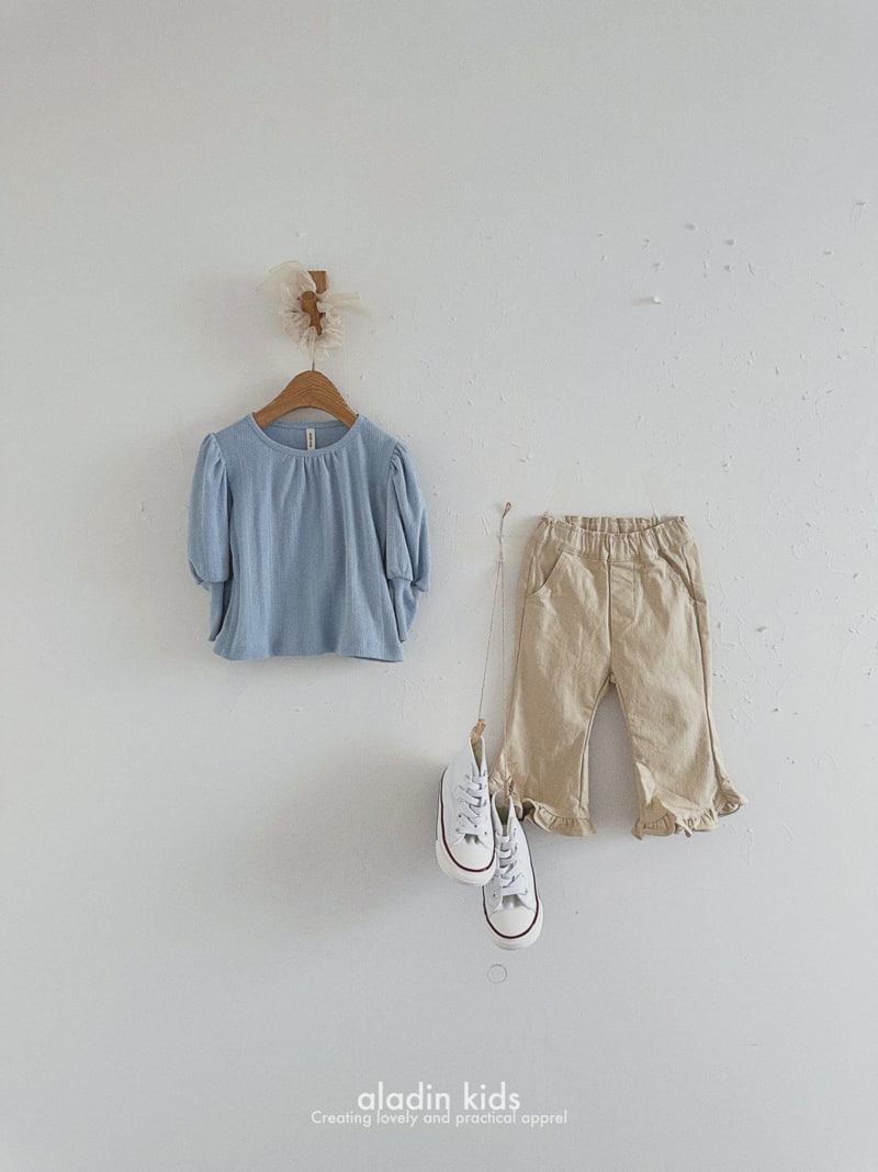 Aladin - Korean Children Fashion - #childofig - Sleeve Puff Tee - 7