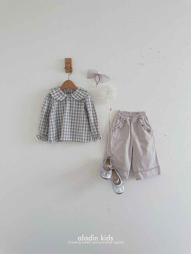 Aladin - Korean Children Fashion - #designkidswear - Ringo Check Blouse - 7
