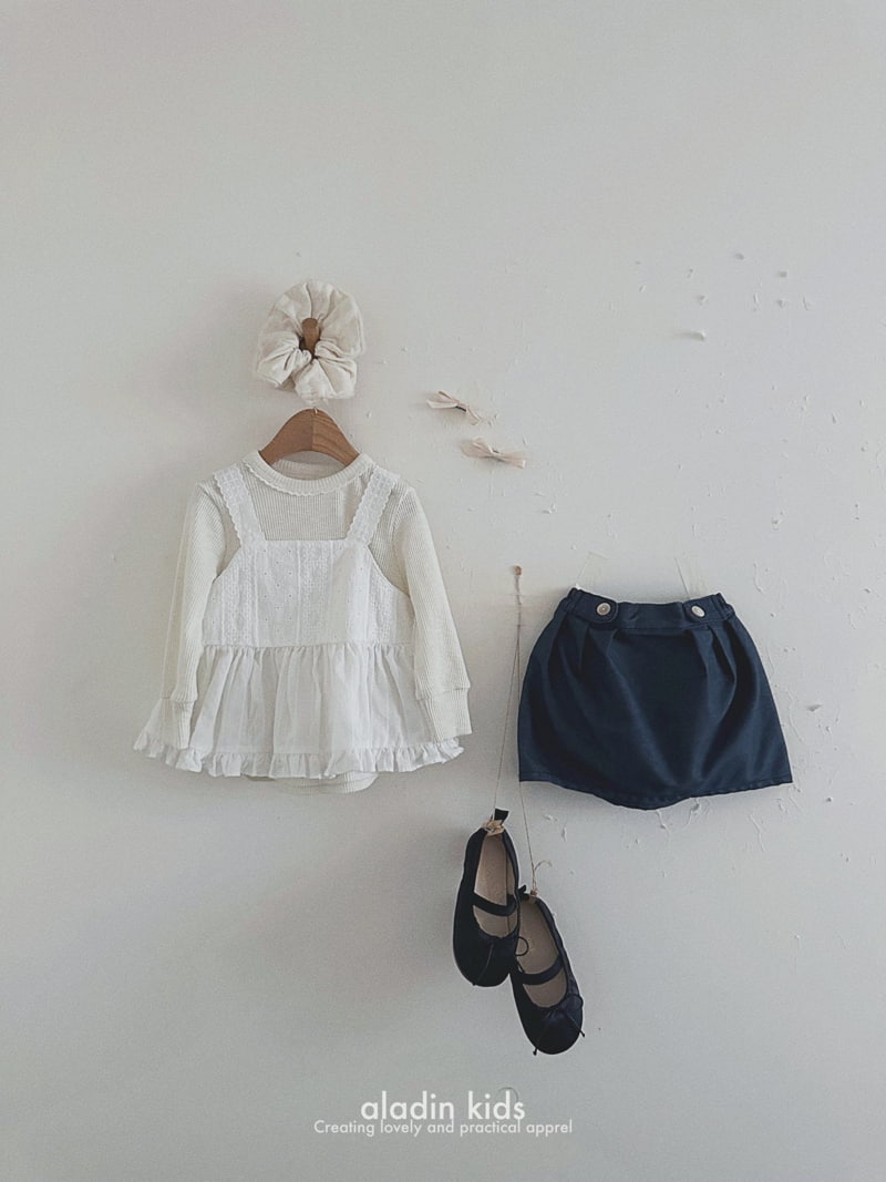 Aladin - Korean Children Fashion - #designkidswear - Lace Daily Tee - 10