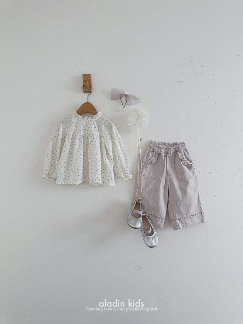 Aladin - Korean Children Fashion - #designkidswear - Flower York Blouse - 8