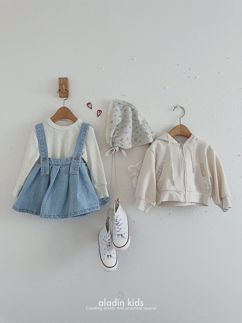Aladin - Korean Children Fashion - #discoveringself - Suspender Pintuck Skirt - 10