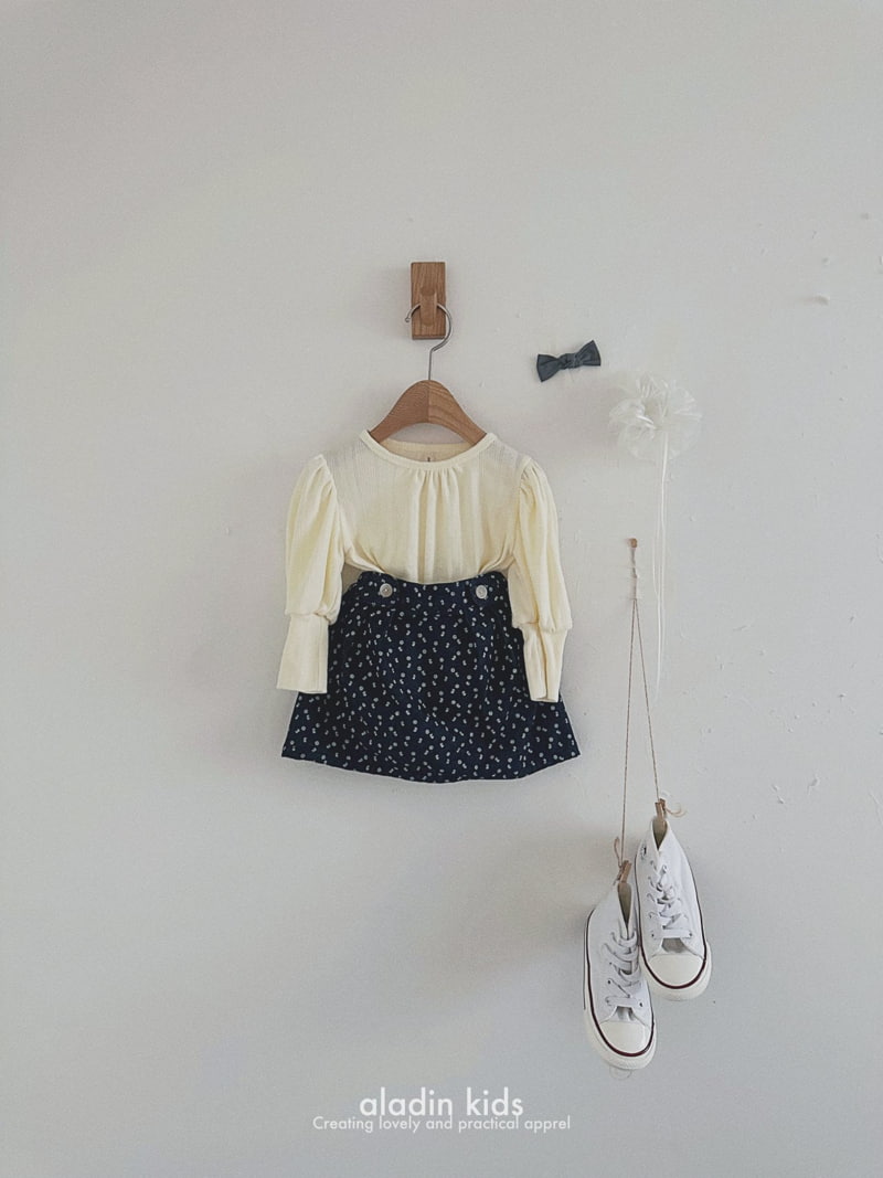Aladin - Korean Children Fashion - #discoveringself - Sleeve Puff Tee - 11