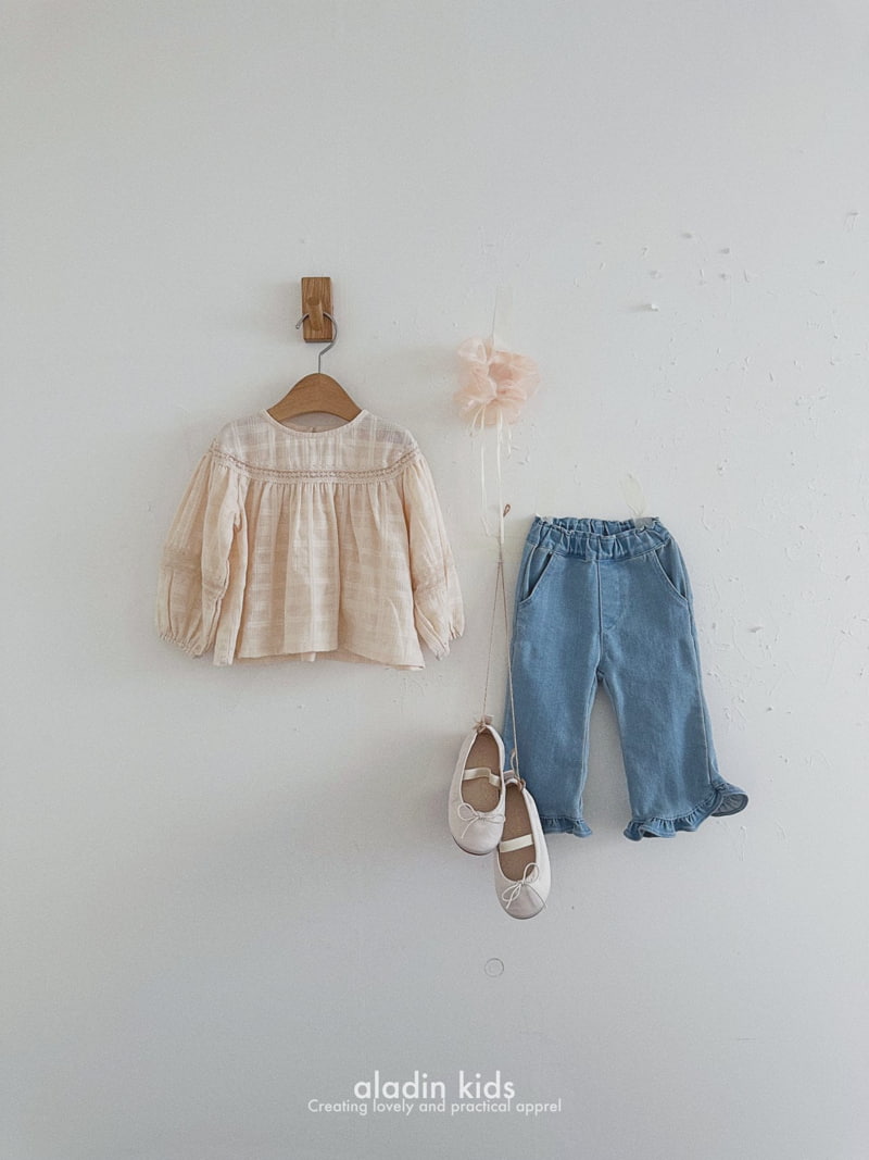 Aladin - Korean Children Fashion - #fashionkids - Spring Frill Bootscut Pants - 7