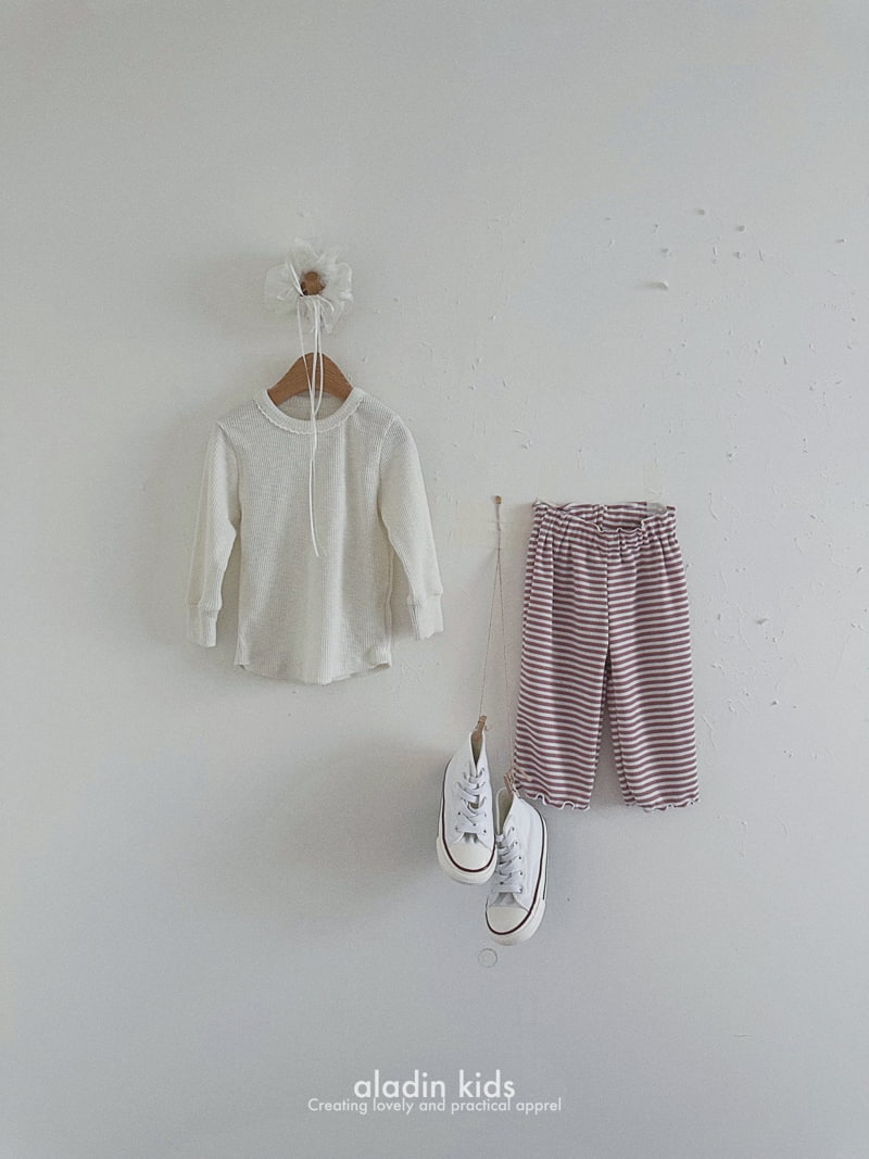 Aladin - Korean Children Fashion - #kidsshorts - Spring Rib Pants - 9
