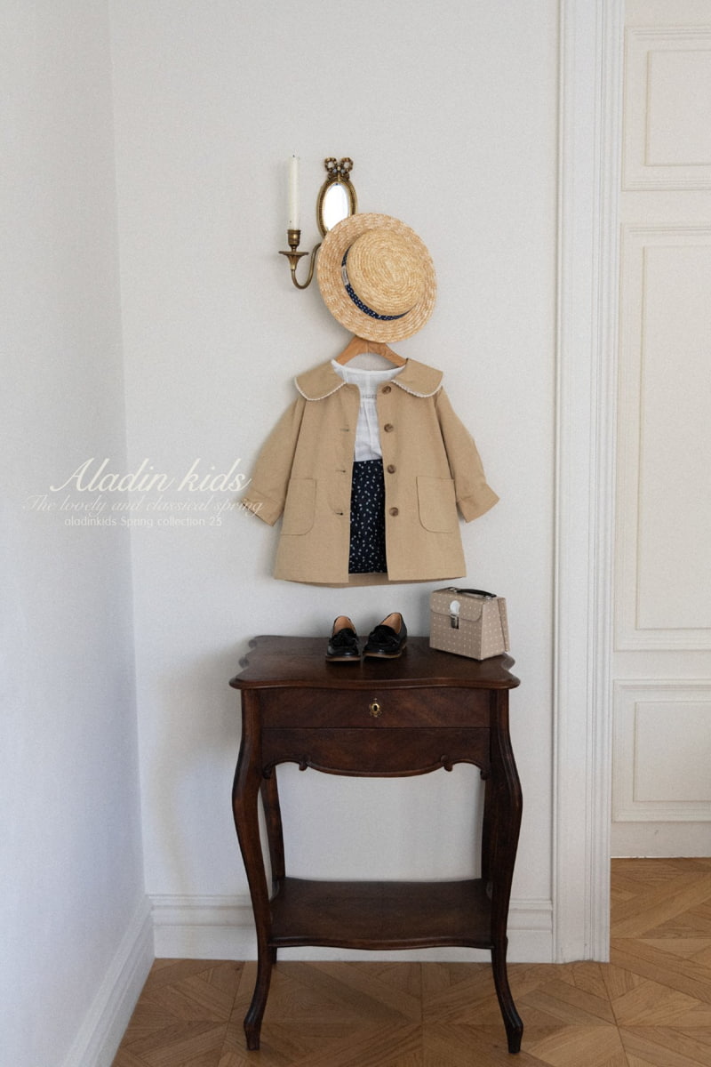 Aladin - Korean Children Fashion - #kidsshorts - Collar Trench Coat - 8