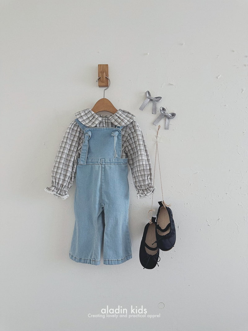 Aladin - Korean Children Fashion - #kidsshorts - Signature Bootscut Overalls - 7