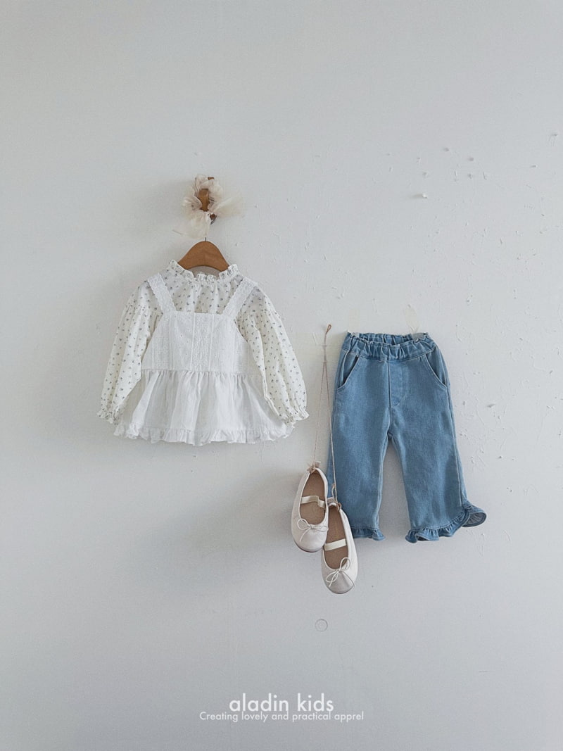 Aladin - Korean Children Fashion - #kidsshorts - Flower York Blouse - 11