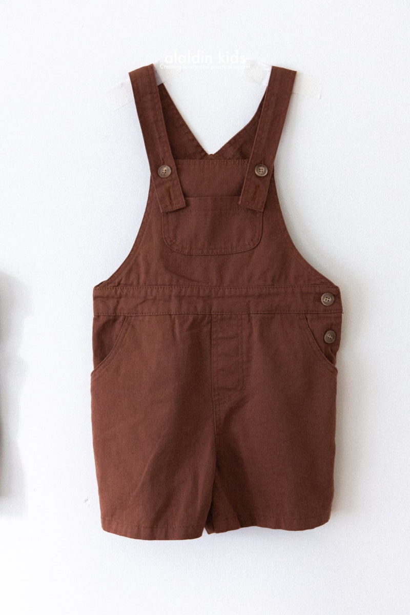 Aladin - Korean Children Fashion - #kidsstore - Heart Half Overalls - 4