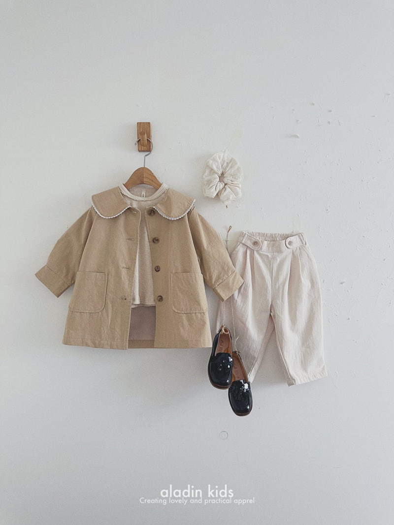 Aladin - Korean Children Fashion - #littlefashionista - Collar Trench Coat - 12