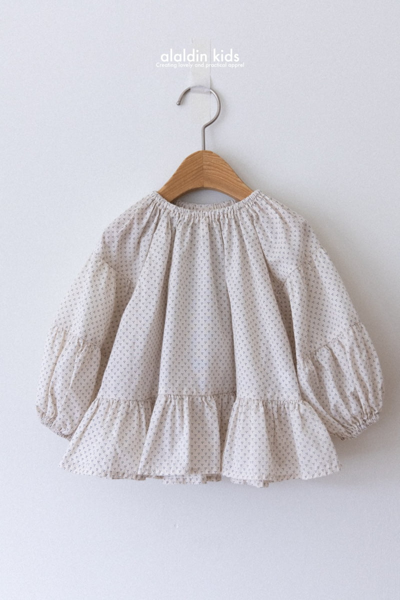 Aladin - Korean Children Fashion - #littlefashionista - Puff Ribbon Blouse - 5
