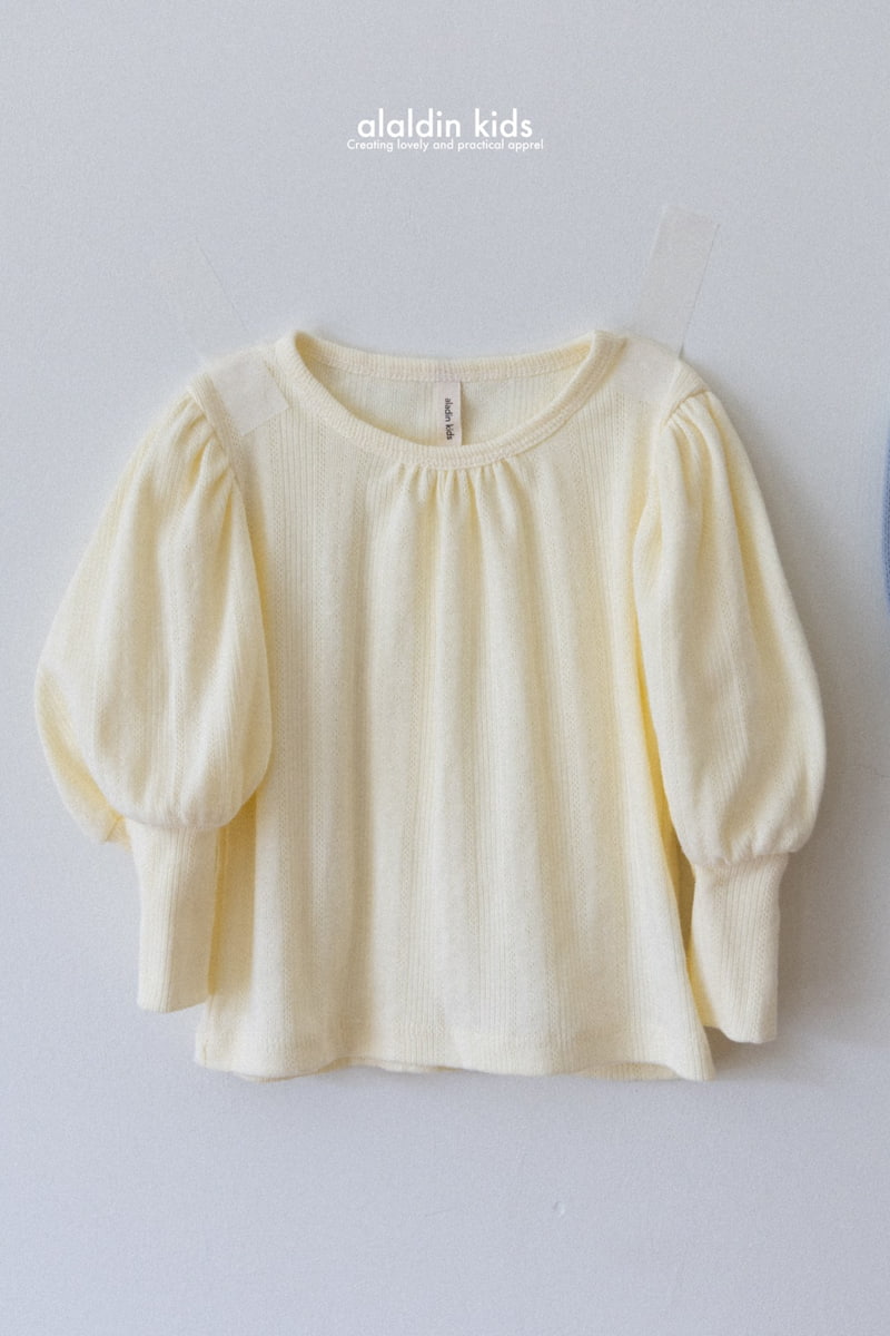 Aladin - Korean Children Fashion - #littlefashionista - Sleeve Puff Tee - 3