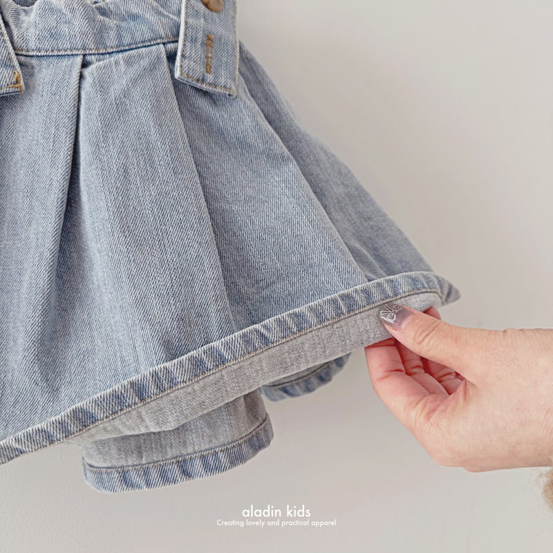 Aladin - Korean Children Fashion - #magicofchildhood - Suspender Pintuck Skirt - 4