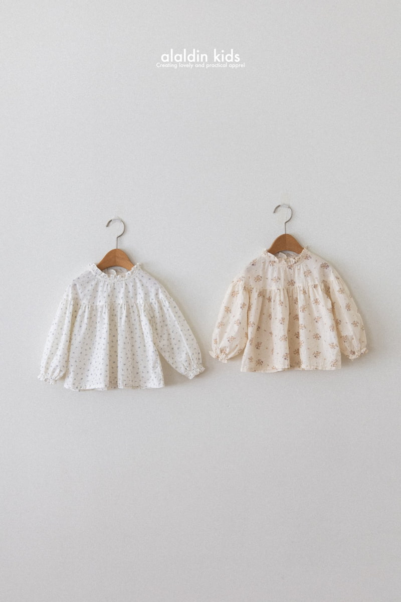 Aladin - Korean Children Fashion - #minifashionista - Flower York Blouse