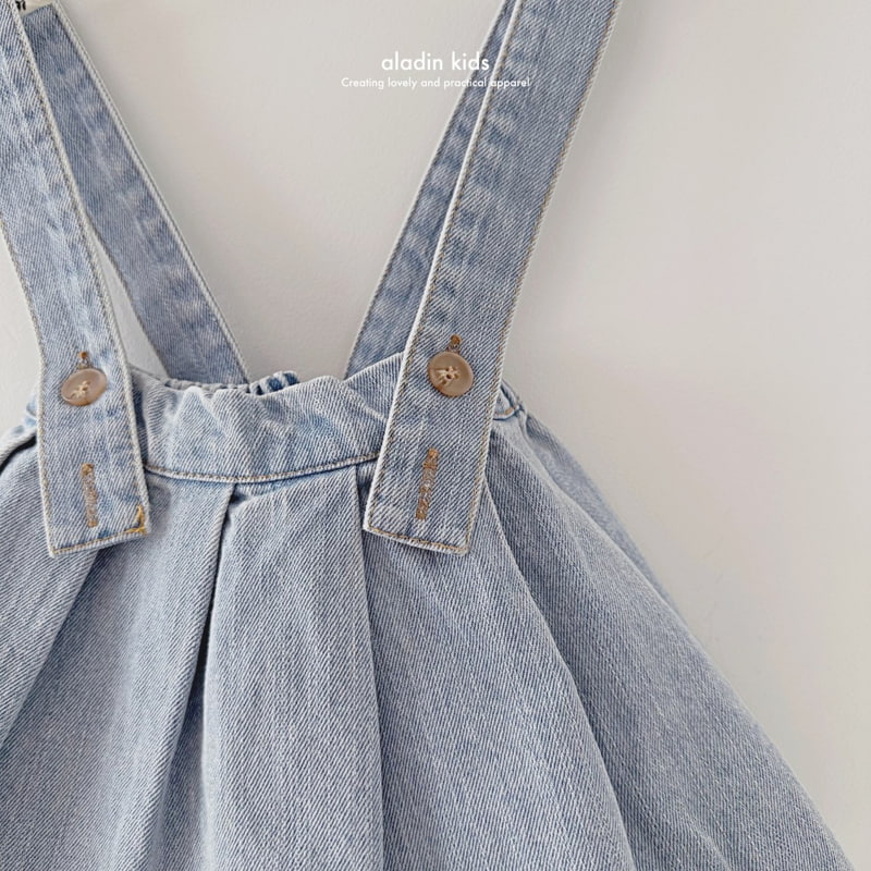Aladin - Korean Children Fashion - #prettylittlegirls - Suspender Pintuck Skirt - 5