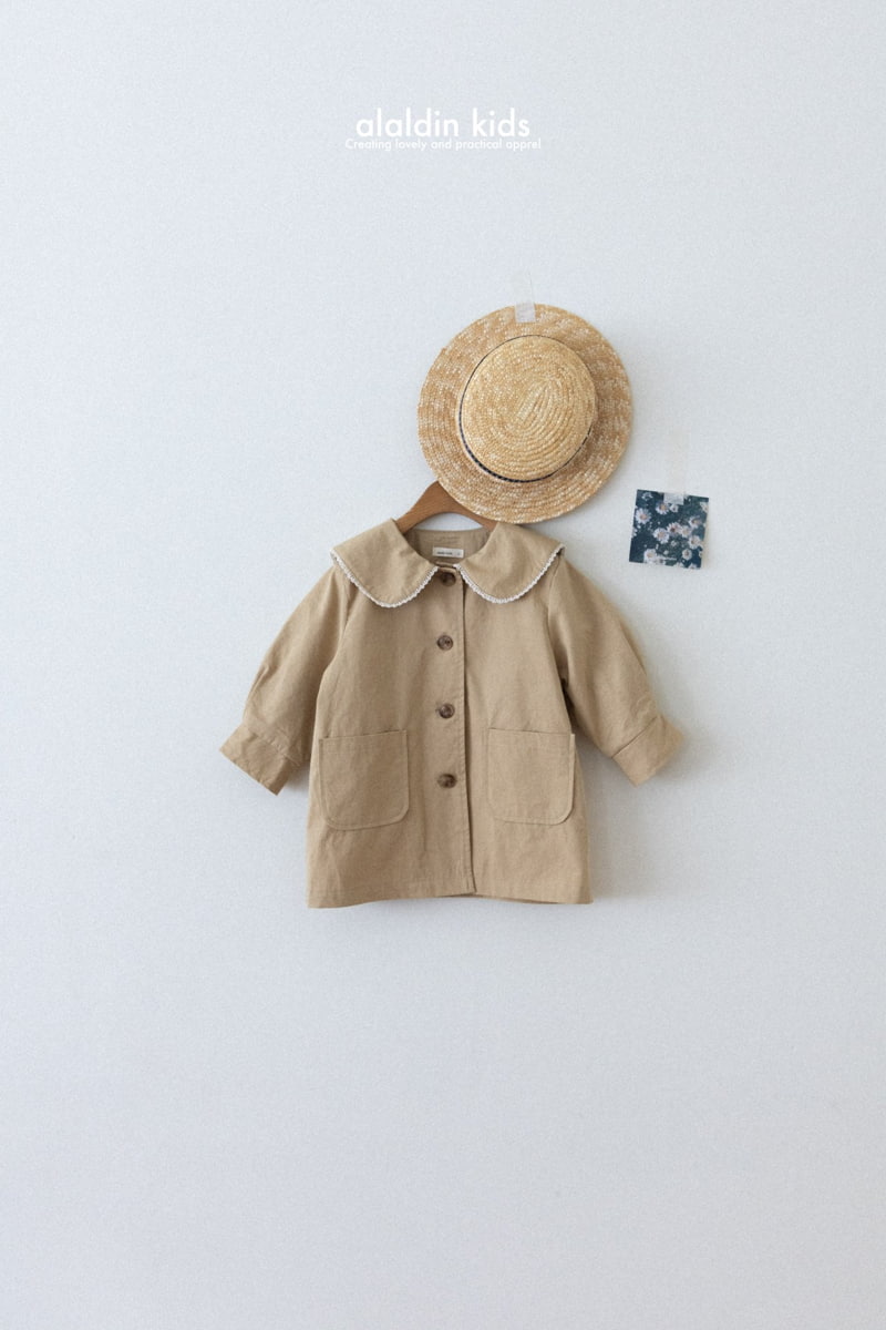 Aladin - Korean Children Fashion - #prettylittlegirls - Collar Trench Coat
