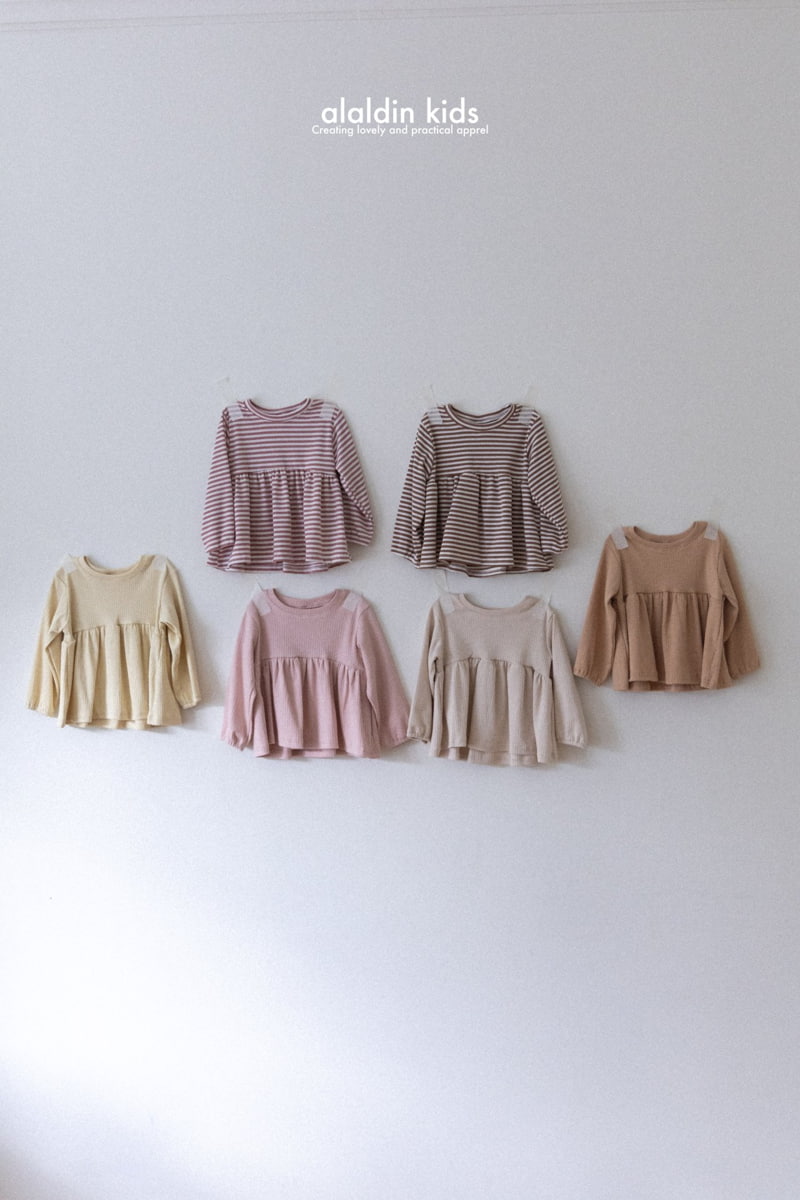 Aladin - Korean Children Fashion - #stylishchildhood - Spring Rib Blouse