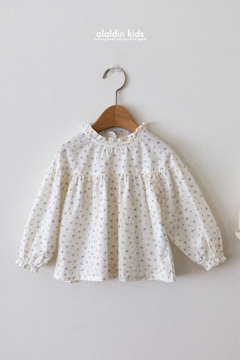 Aladin - Korean Children Fashion - #todddlerfashion - Flower York Blouse - 3